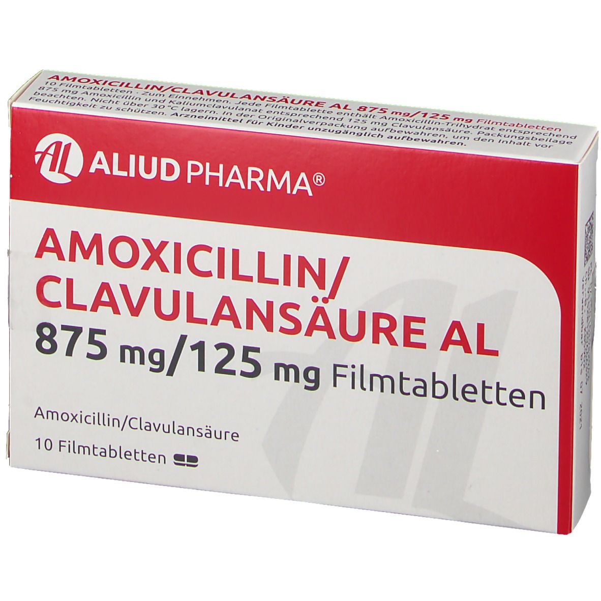 Amoxicillin/Clavulansäure AL 875 mg/125 mg 10 St