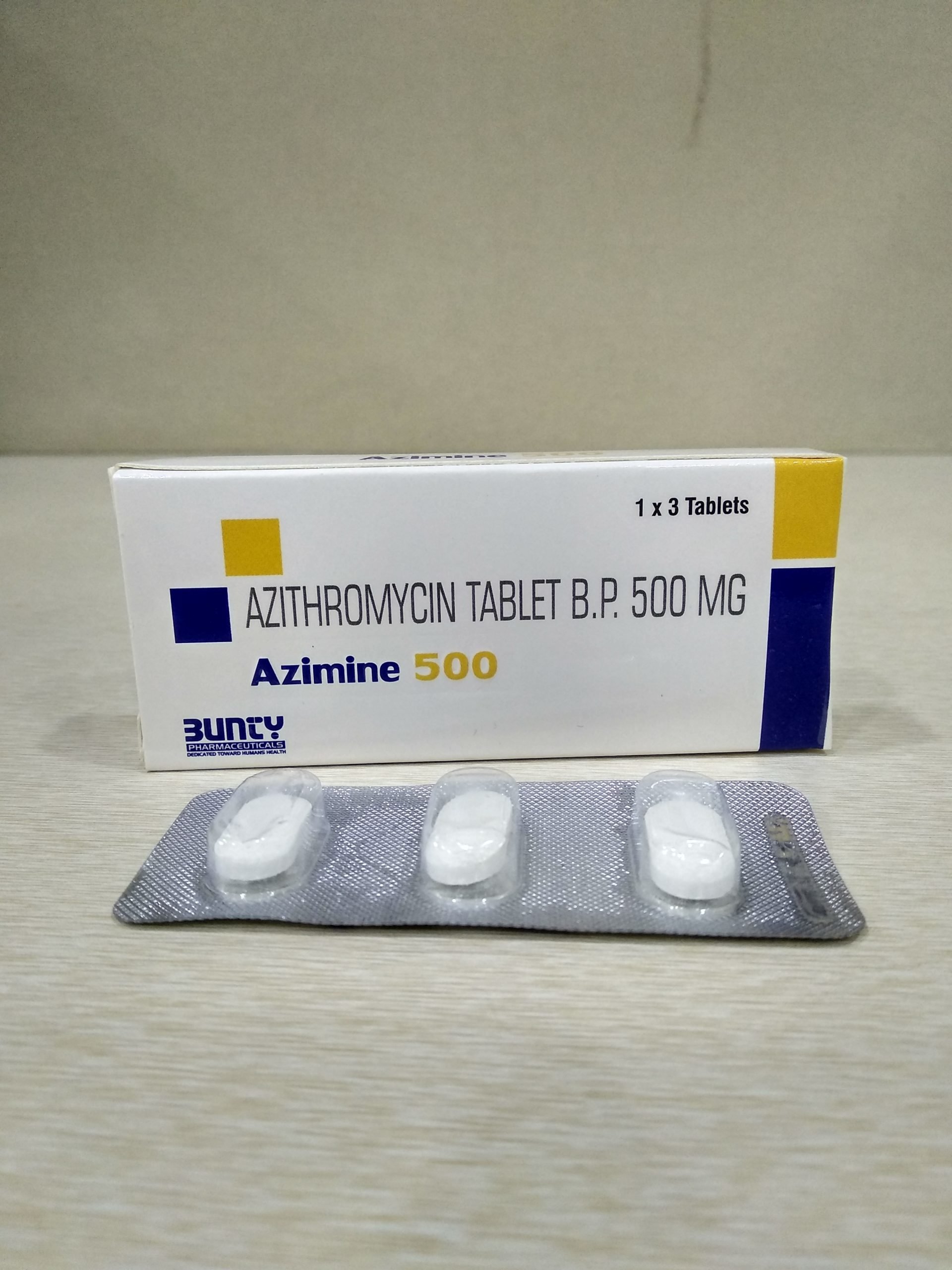 Azithromycin Tablets 500 MG Manufacturer, Supplier in Vadodara,Gujarat