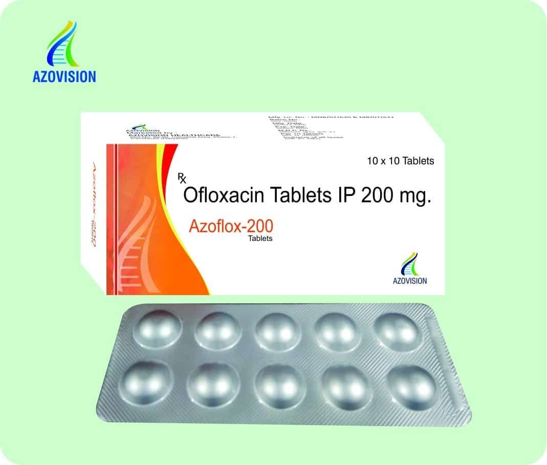 Azovision 200mg Ofloxacin Tablets, Prescription, Rs 550 /box