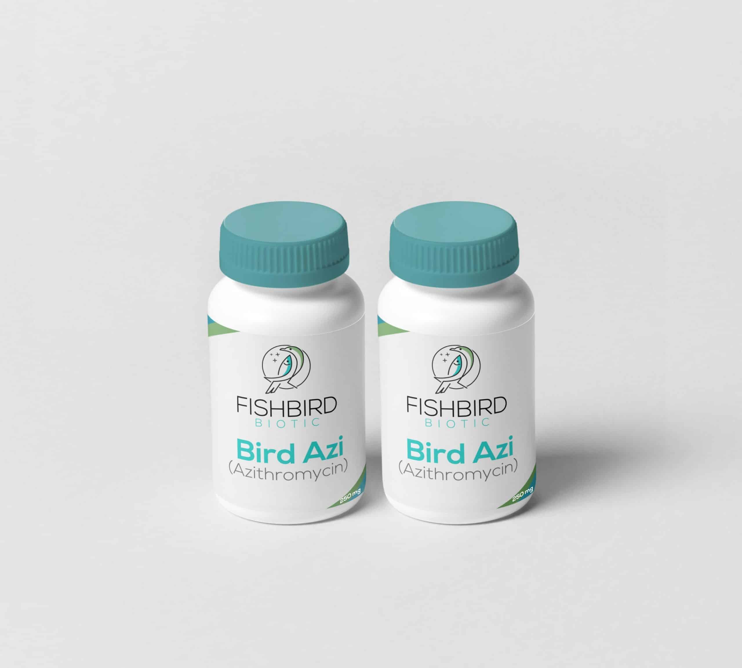 Bird Azi(Azithromycin) Capsules  2 Pack  Fish Bird