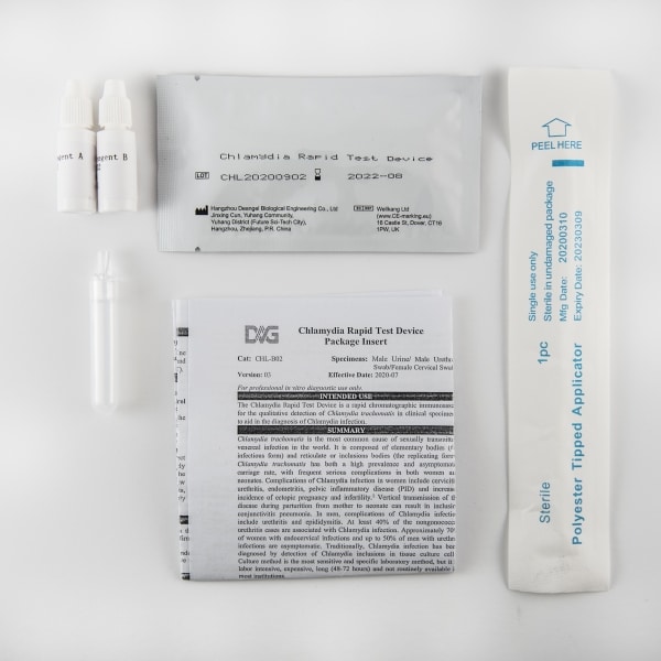 Chlamydia Rapid Test Easy (Male &  Female Swab Inc) STI STD Screening ...