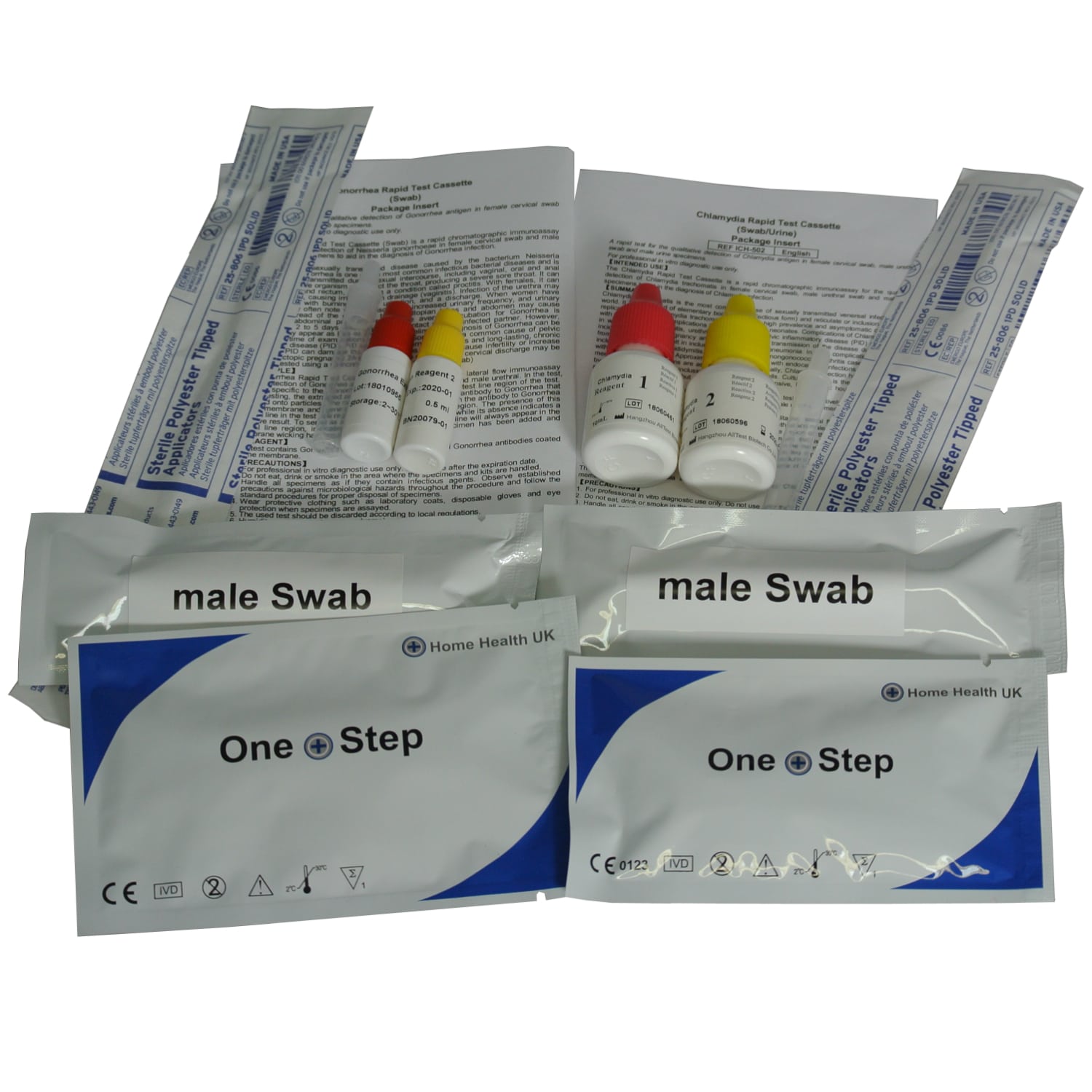 Chlamydia swab test instructions male