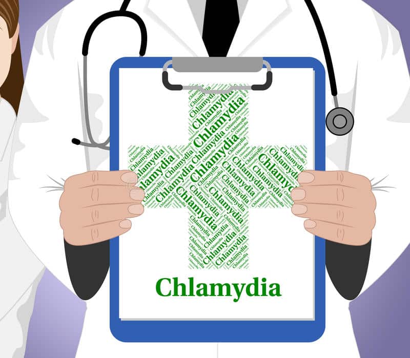 Chlamydia Word Indicates Sexually Transmitted Disease And Vd Stock ...