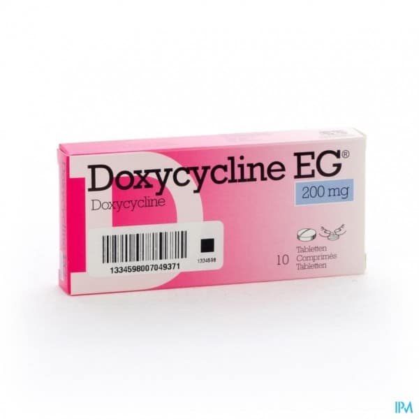 Doxycycline Eg Comp 10x200mg