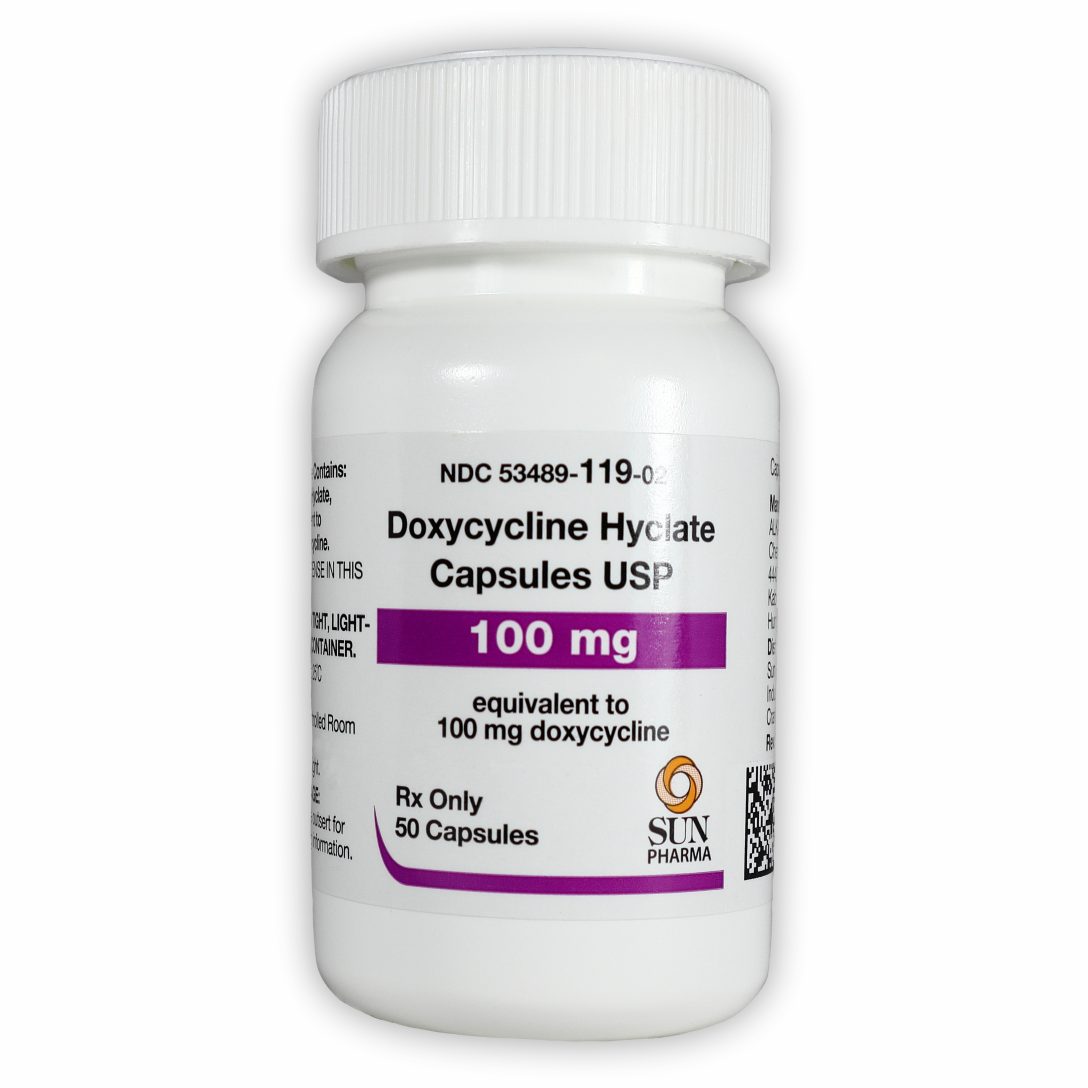 Doxycycline Hyclate Capsules 100mg #50