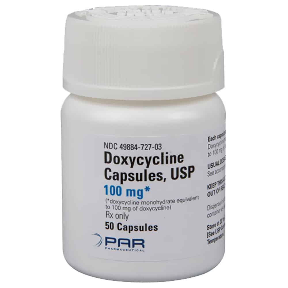 Doxycycline Monohydrate 100mg (per cap)