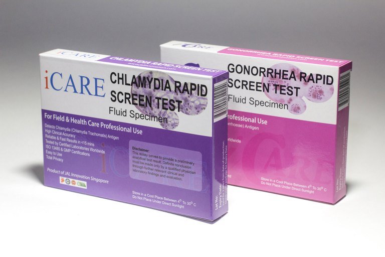 Dual Pack: iCare Gonorrhea &  Chlamydia Test Kits â STD Rapid Tests