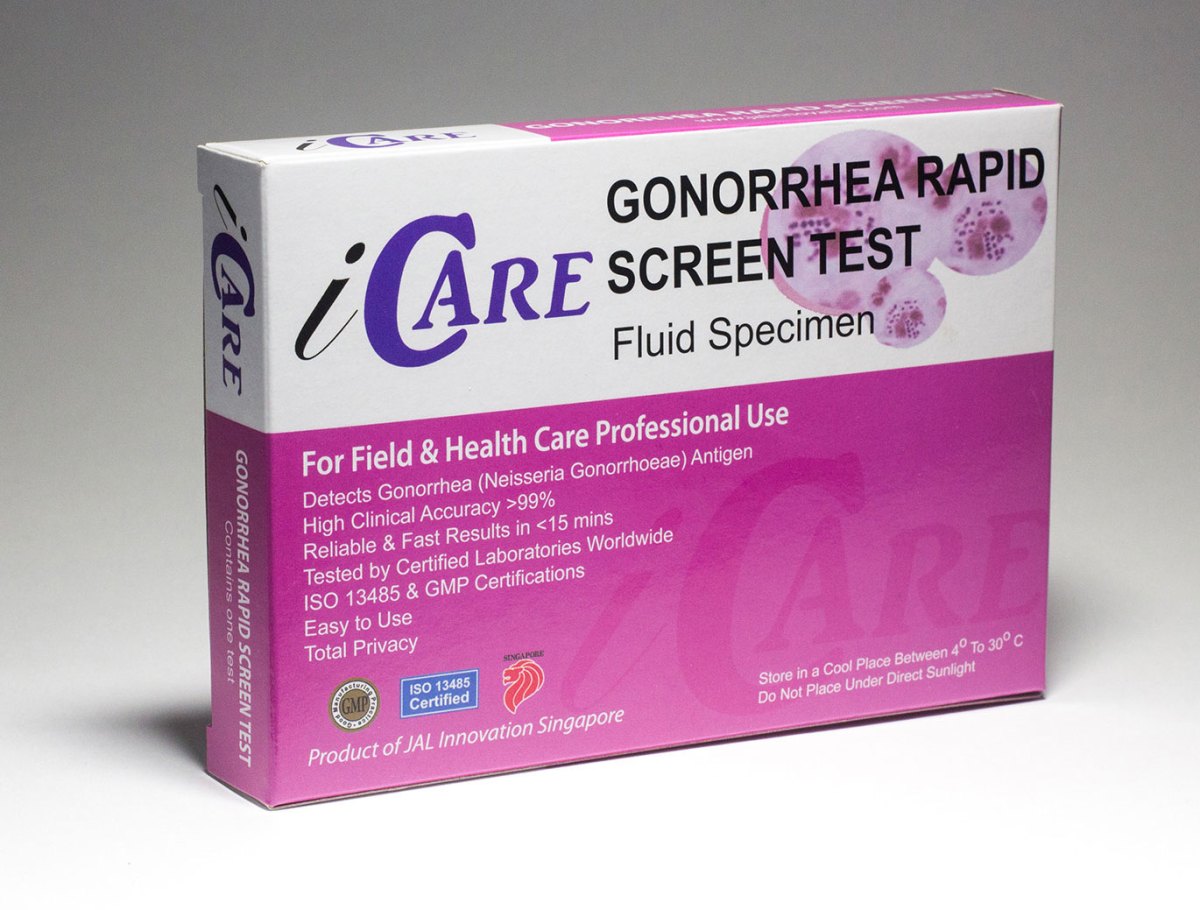 iCare Rapid Gonorrhea Test Kit  STD Rapid Tests